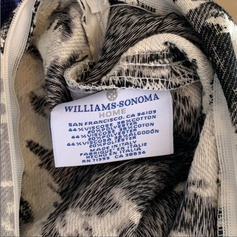 NWOT Williams Sonoma Home Tiana Medallion Ikat Jacquard Lumbar Pillow Cover